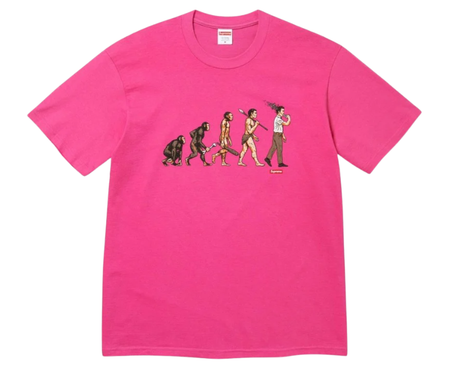 Camiseta Supreme SS26 "Evolution" Rosa