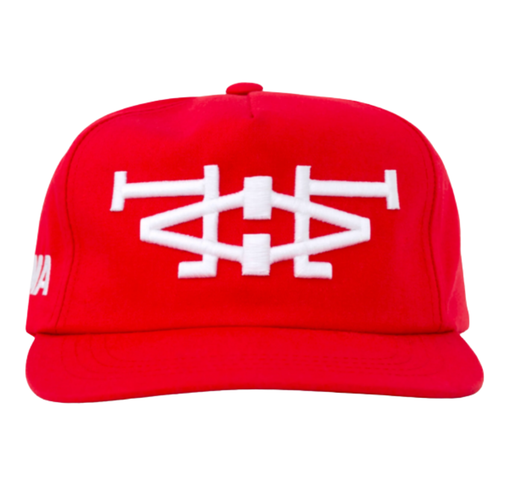 Boné Oma Design "LA LA" Vermelho