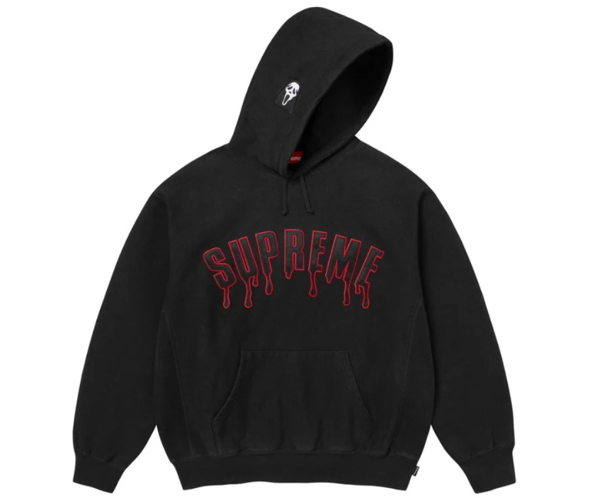 Moletom Supreme SS26 "Ghostface" Preto