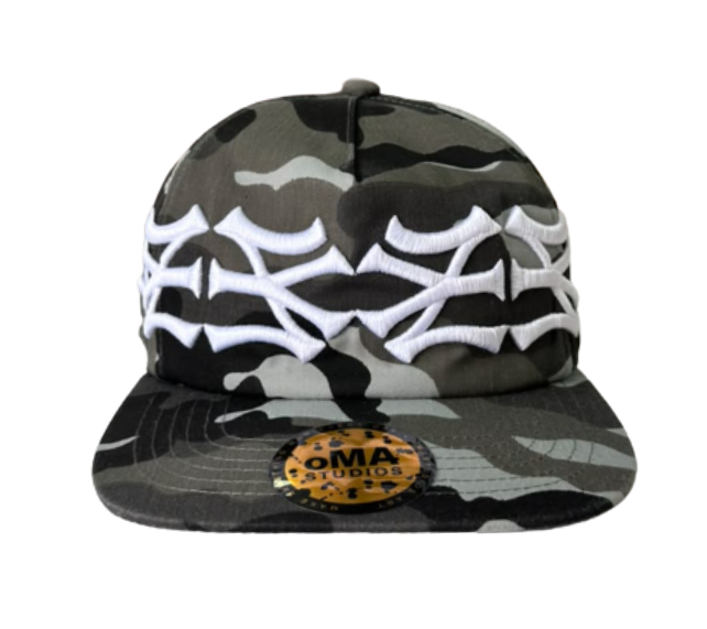 Boné Oma Design "NY NY Crown Hat Camo" Camuflado