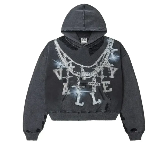 Moletom Valley "Big Chain Luxe" Preto