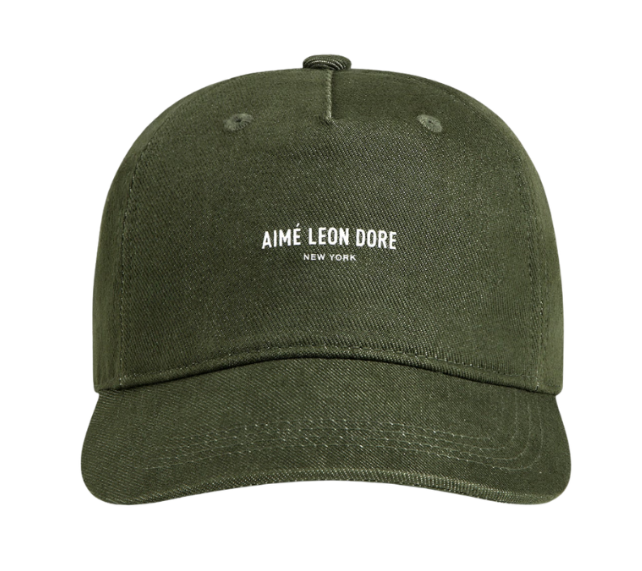 Boné Aime Leon Dore "Vintage Micro Logo Hat Olive" Verde