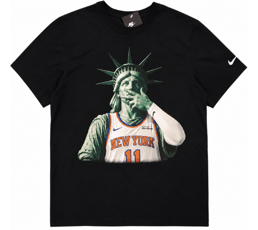 Camiseta Nike x NY Knicks "Brunson Statue of Liberty" Preto