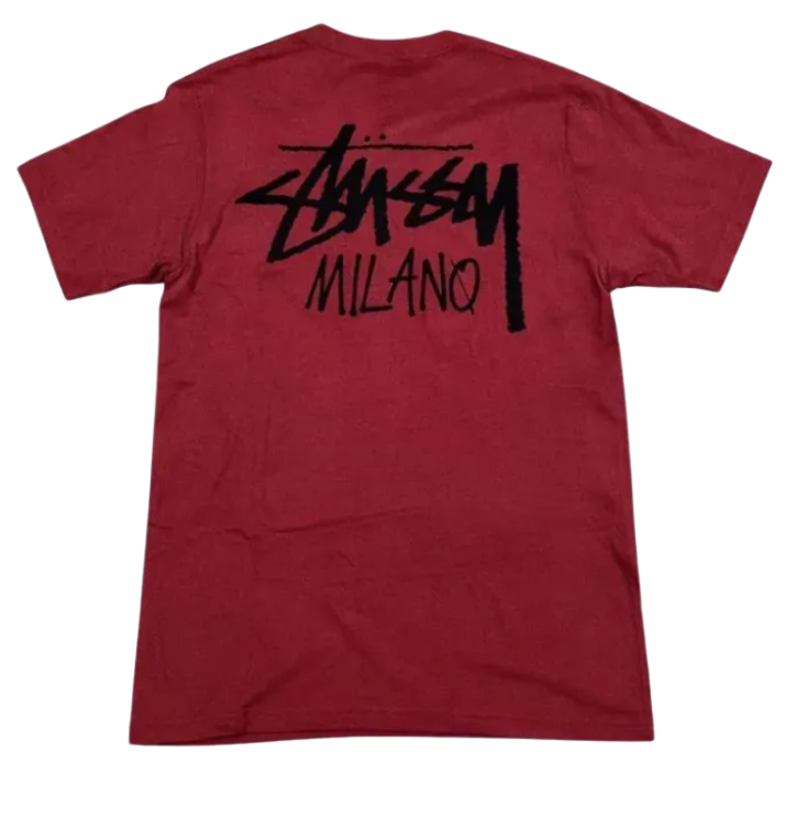 Camiseta Stüssy "Stock Milano" Vinho