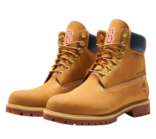 Timberland x New Era x MLB "Premium Boot 6" Boston Red Sox" Bege/Vermelho