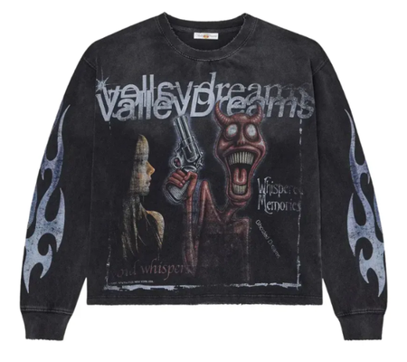 Longsleeve Valley "Psycopath" Preto