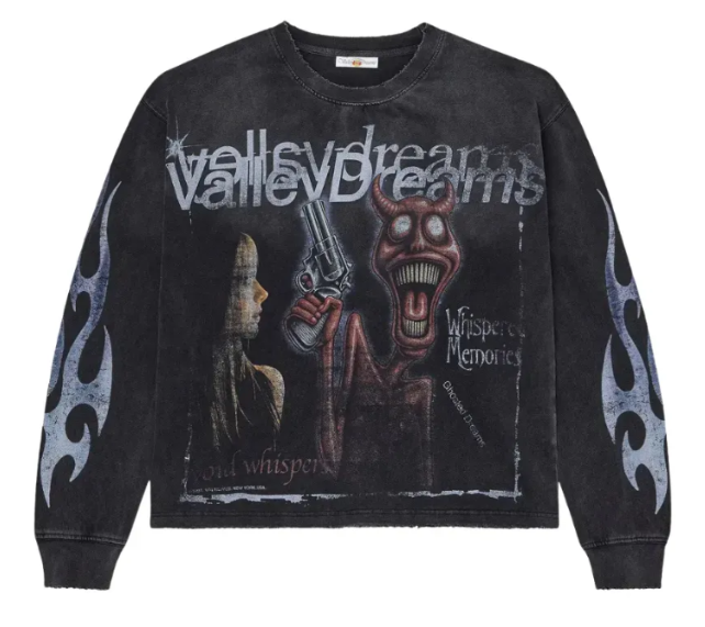 Longsleeve Valley "Psycopath" Preto