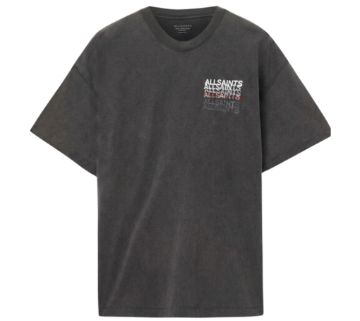 Camiseta AllSaints "Graphene Oversized Graphic Washed" Estonado