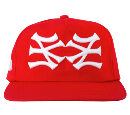Boné Oma Design "NY NY Hat" Vermelho
