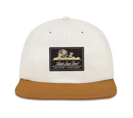 Boné Aime Leon Dore "Unisphere Label Hat Pristine" Bege