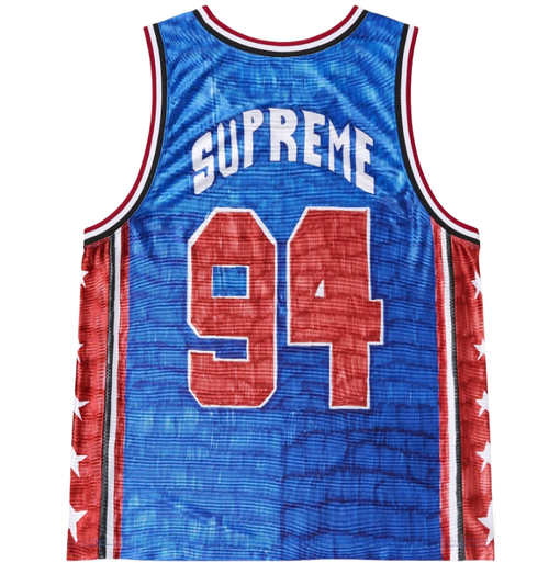 Jersey Supreme SS25 "Marker Basketball" Azul