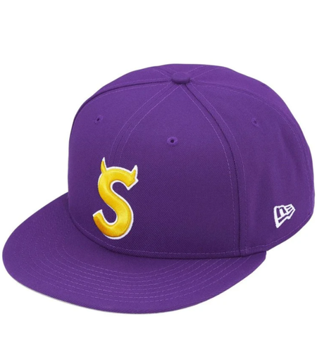 Boné Supreme SS26 "Devil S Logo New Era" Roxo