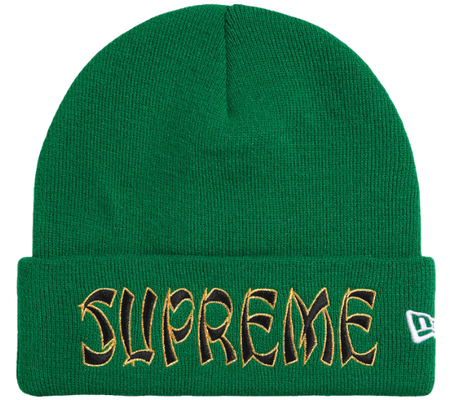 Touca Supreme FW26 x New Era "Action" Verde