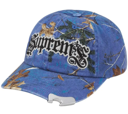 Boné Supreme FW26 "Bottle Opener Realtree® Xtra Royal Camo" Azul