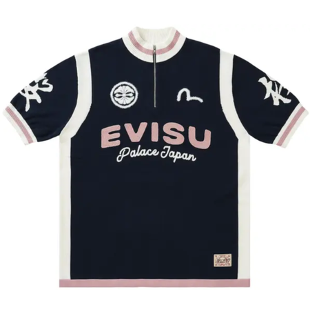 Polo Tricot Palace x Evisu "Knit Navy" Azul Marinho