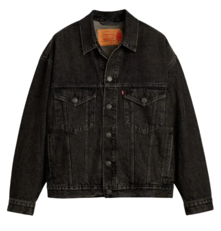 Jaqueta Levi's x Air Jordan "Type III Trucker" Preto