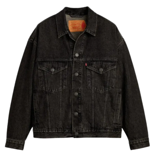 Jaqueta Levi's x Air Jordan "Type III Trucker" Preto