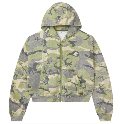 Jaqueta Valley "Crystal Camo Work Green Camo" Camuflado