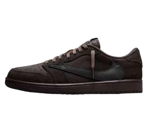 Tênis Nike Air Jordan 1 Low x Travis Scott "Velvet Brown" Marrom