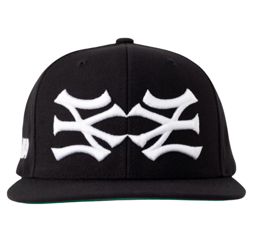 Boné Oma Design "NY NY 6 Panel" Preto