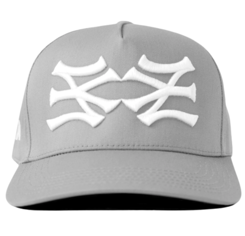 Boné Oma Design "NY NY Curved Brim" Cinza