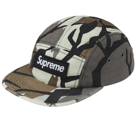 Boné Supreme "Military Camp Cap Fall Grey Predator Camo" Camuflado
