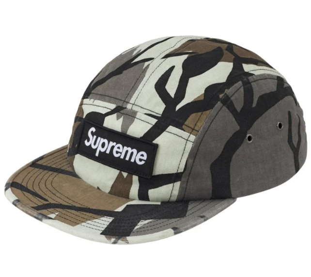 Boné Supreme "Military Camp Cap Fall Grey Predator Camo" Camuflado
