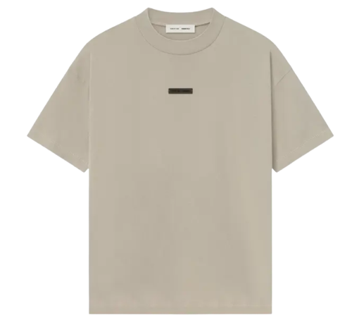 Camiseta Fear Of God Essentials "Timber" Bege