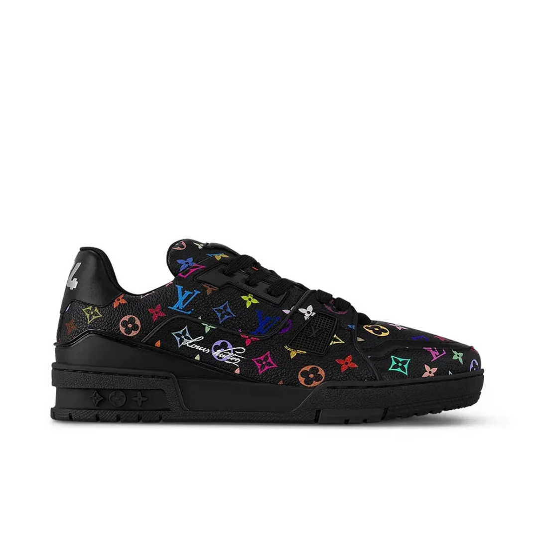 Tênis Louis Vuitton x Takashi Murakami "LV Trainer" Preto