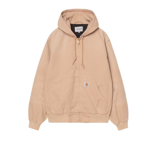 Jaqueta Carhartt "OG Active Jacket Dusty H Brown Stone Canvas" Bege