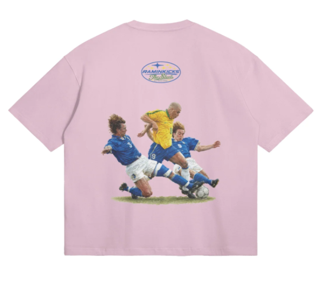 Camiseta Raminkicks "The Streets Will Never Forget" Rosa