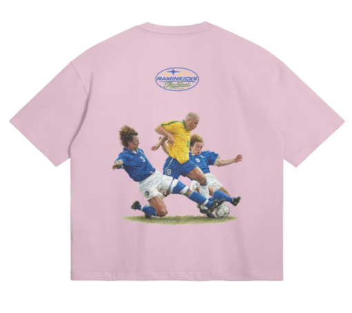 Camiseta Raminkicks "The Streets Will Never Forget" Rosa