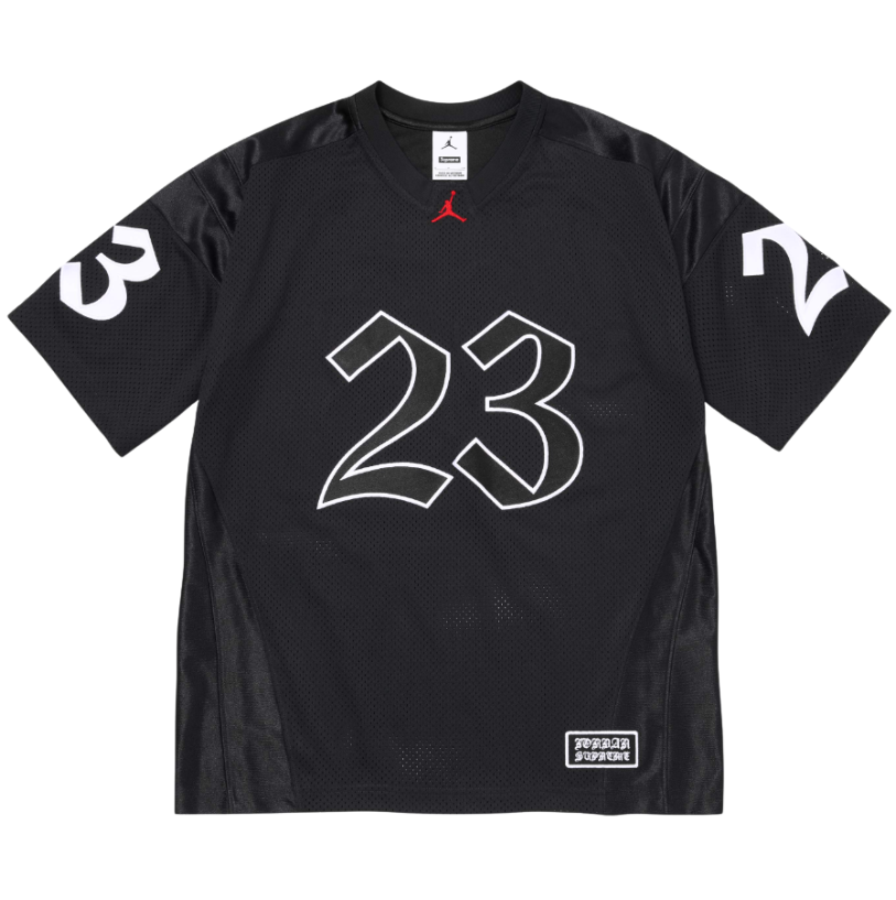 Jersey Supreme x Air Jordan "Warm Up" Preto