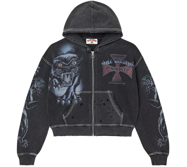 Moletom Valley "Hardy Boyz Zip Up" Preto