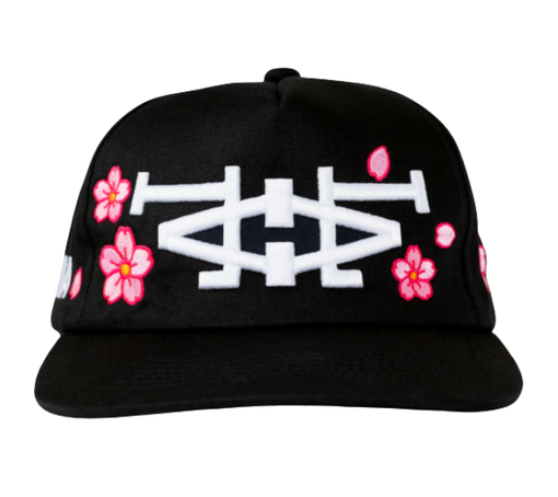 Boné Oma Design LA LA "Cherry Blossom" Preto
