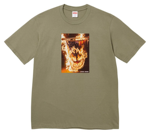 Camiseta Supreme x Spitfire SS26 "Flag" Verde