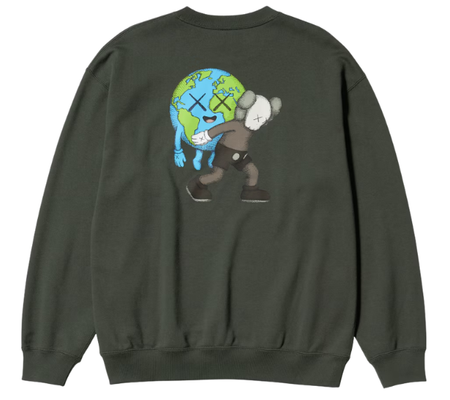 Moletom KAWS x Uniqlo "Universe UT Graphic Sweatshirt" Cinza