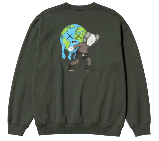 Moletom KAWS x Uniqlo "Universe UT Graphic Sweatshirt" Cinza