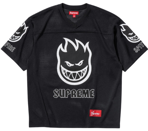 Jersey Supreme SS26 "Spitfire" Preto