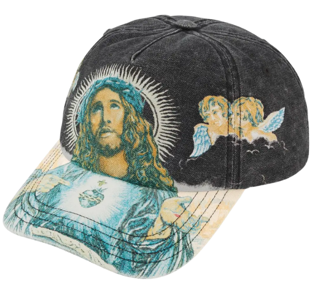 Boné Supreme FW25 "Jesus 5-Panel" Multicolor