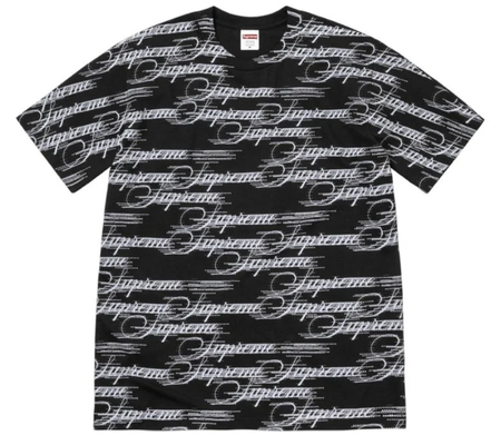 Camiseta Supreme FW26 "Script" Preto
