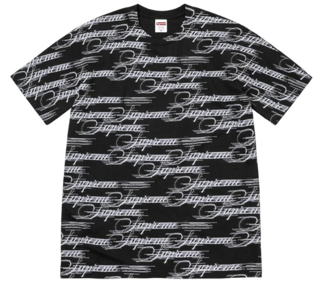 Camiseta Supreme FW26 "Script" Preto