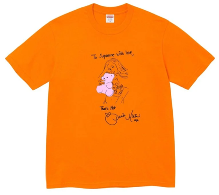Camiseta Supreme FW26 "Paris" Laranja