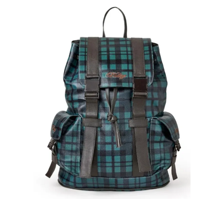 Mochila Valley "Tactician Plaid" Verde