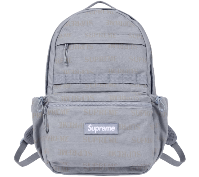 Mochila Supreme FW26 "Backpack" Cinza