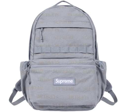 Mochila Supreme FW26 "Backpack" Cinza