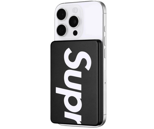 Carregador Portátil Supreme x Mophie QI2 Powerstatio 5000mAh SS26 "Black" Preto