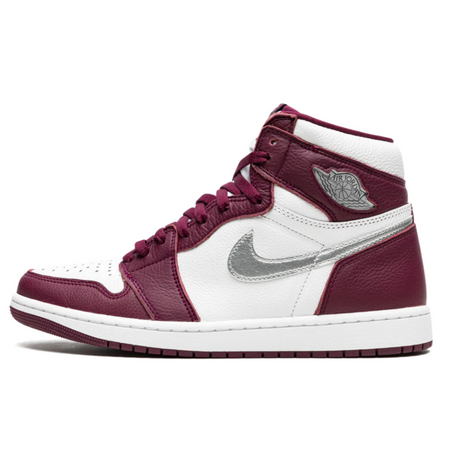 Tênis Nike Air Jordan 1 Retro High OG "Bordeaux" Bordô/Branco