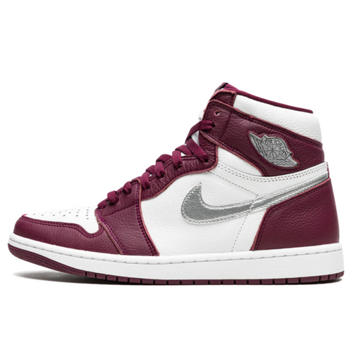 Tênis Nike Air Jordan 1 Retro High OG "Bordeaux" Bordô/Branco
