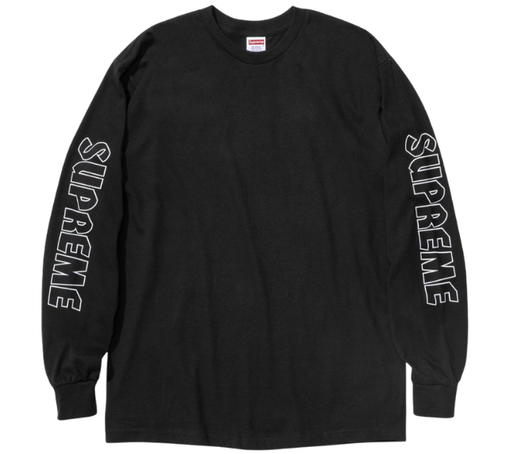 Longsleeve Supreme SS26 "Spitfire" Preto